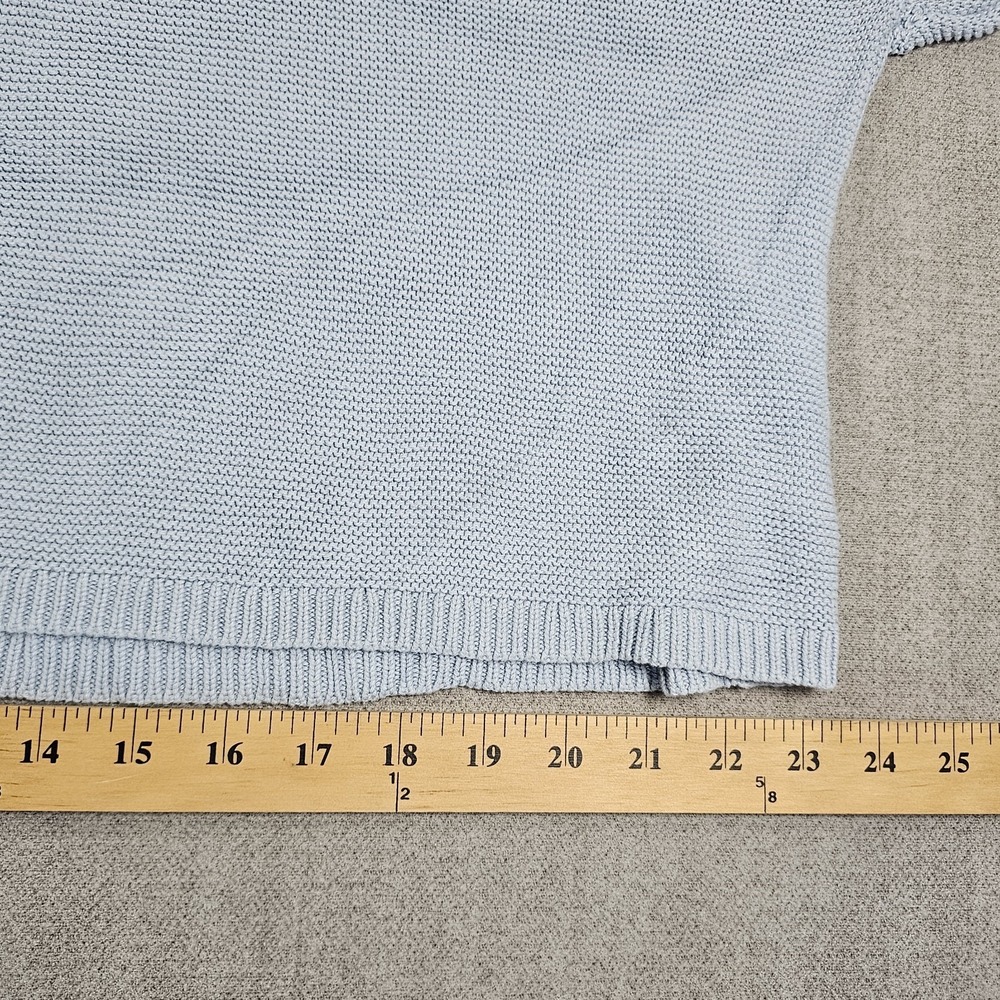 Moon and Madison Cropped  Sweater Baby Blue  Size Large - Picture 10 of 13